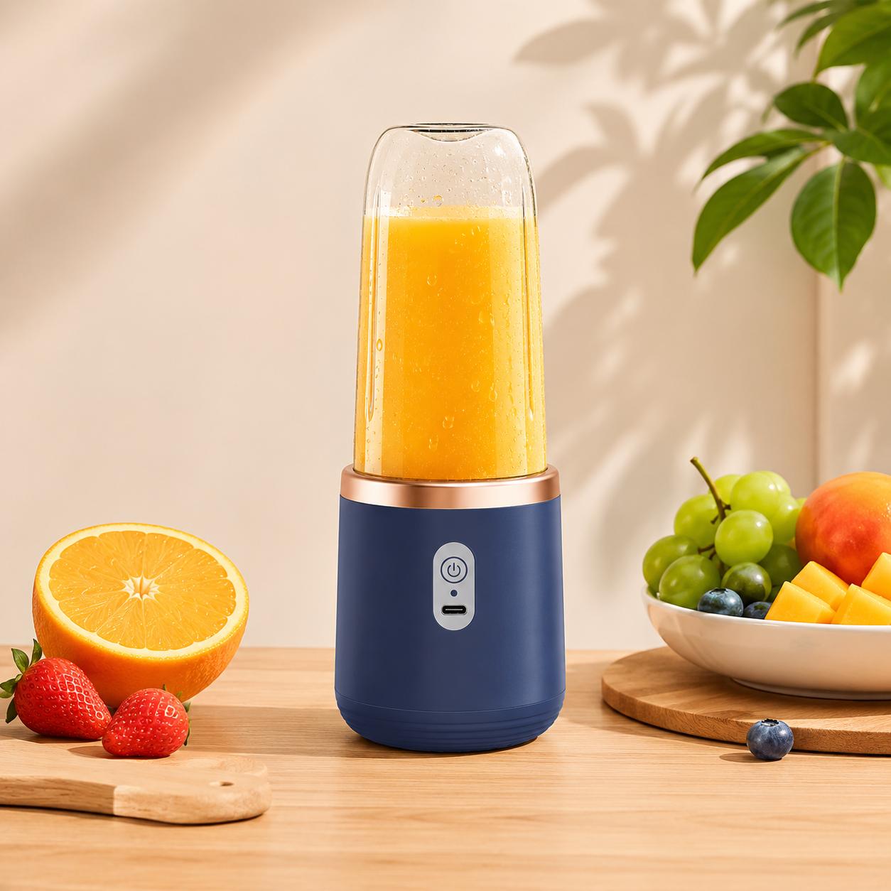 Mini Mixeur Portable USB – Smoothies & Jus Frais